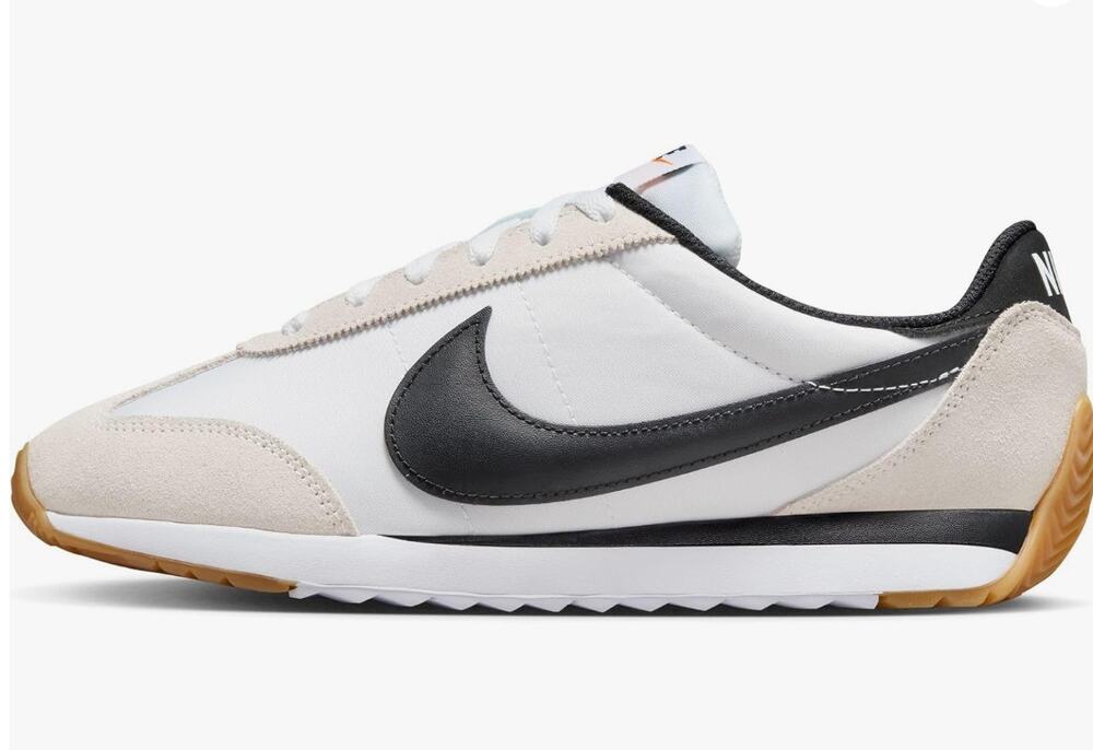 Nike Women's Pacific Shoes, White/Black-Platinum Tint-Safety Orange, 7